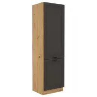 Kuchynská skrinka STILO grafit mat/artisan 60lo-210 2f