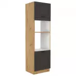 Kuchynská skrinka STILO grafit mat/artisan 60dmp-210 2f