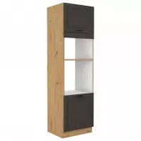 Kuchynská skrinka STILO grafit mat/artisan 60dmp-210 2f