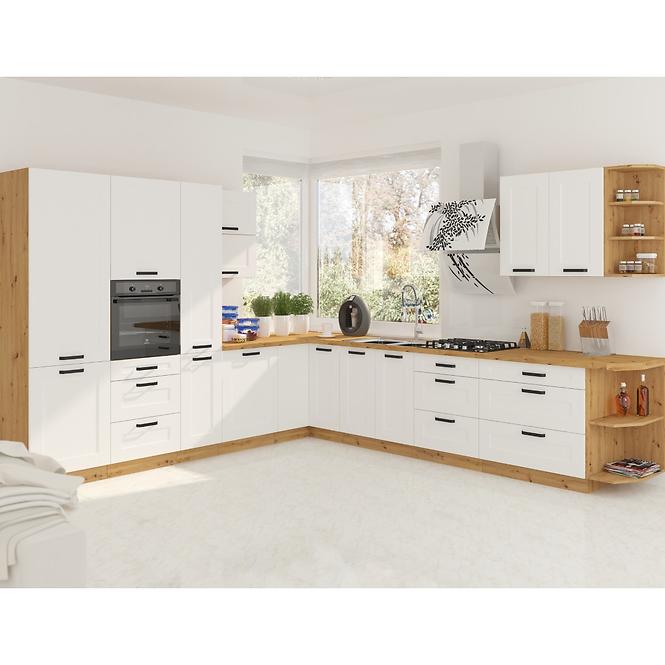 Kuchynská skrinka LUNA biela mat/artisan 60dmp-210 2f