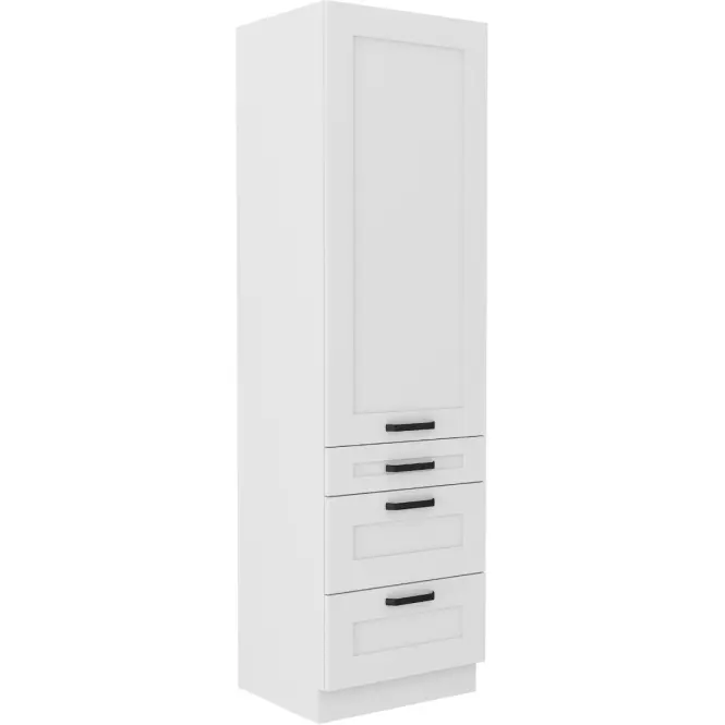 Kuchynská skrinka LUNA biela mat/biela 60dks-210 3s 1f