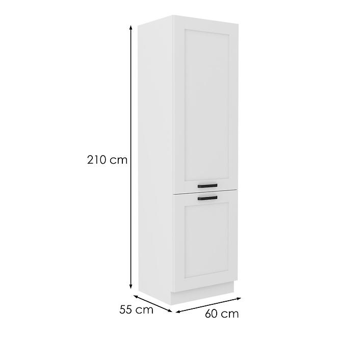 Kuchynská skrinka LUNA biela mat/biela 60dk-210 2f