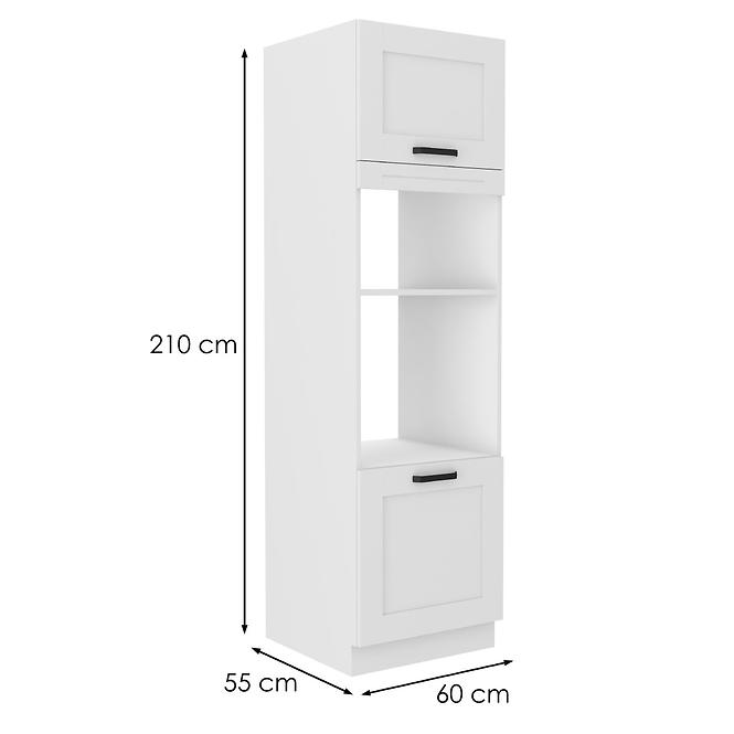 Kuchynská skrinka LUNA biela mat/biela 60dmp-210 2f