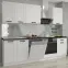 Kuchynská skrinka LUNA biela mat/biela 60dmp-210 2f,6