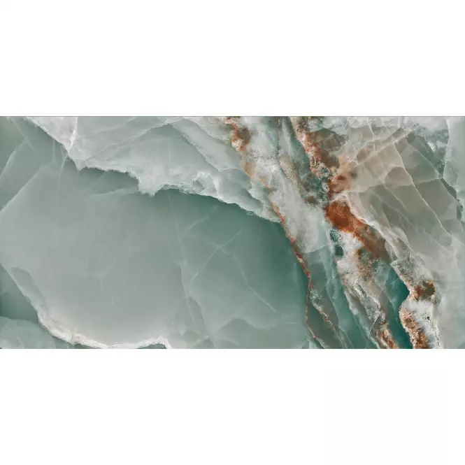 Gresová dlažba Onyx Turquoise Pulido/Leštený 60/120 Rect.