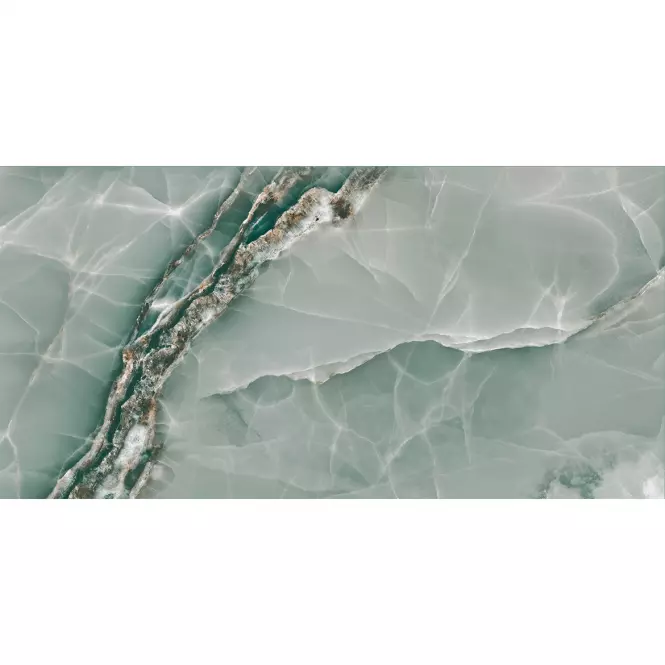 Gresová dlažba Onyx Turquoise Pulido/Leštený 60/120 Rect.