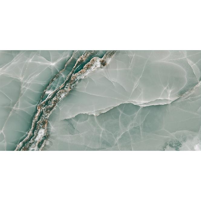 Gresová dlažba Onyx Turquoise Pulido/Leštený 60/120 Rect.,12