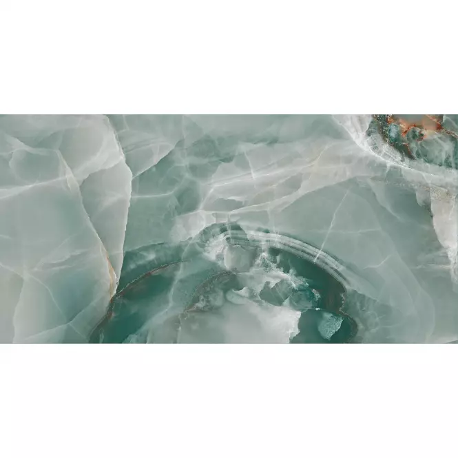 Gresová dlažba Onyx Turquoise Pulido/Leštený 60/120 Rect.