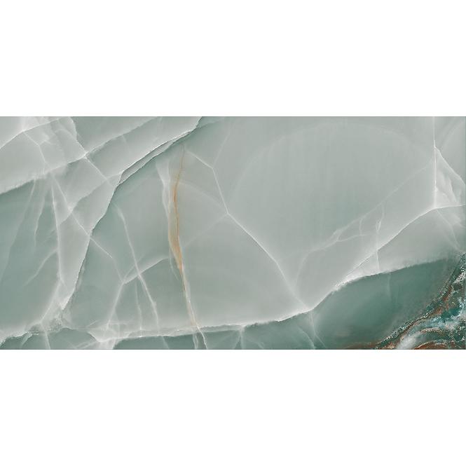 Gresová dlažba Onyx Turquoise Pulido/Leštený 60/120 Rect.,14