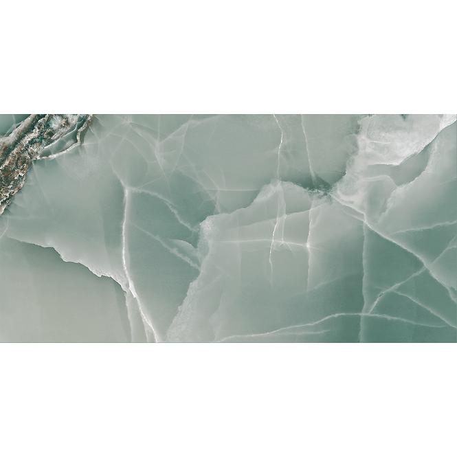 Gresová dlažba Onyx Turquoise Pulido/Leštený 60/120 Rect.