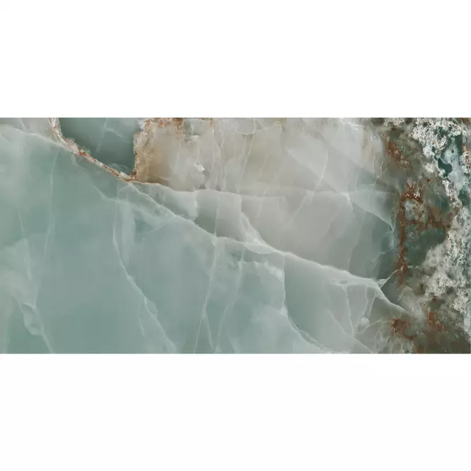 Gresová dlažba Onyx Turquoise Pulido/Leštený 60/120 Rect.
