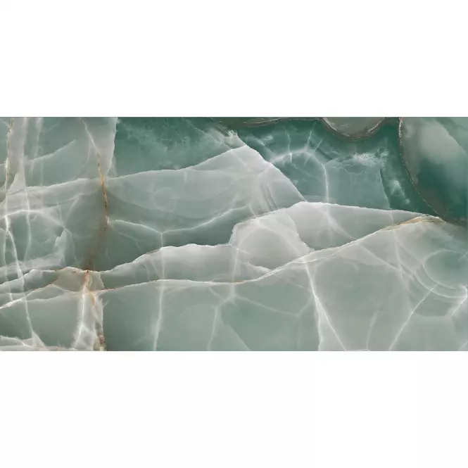 Gresová dlažba Onyx Turquoise Pulido/Leštený 60/120 Rect.