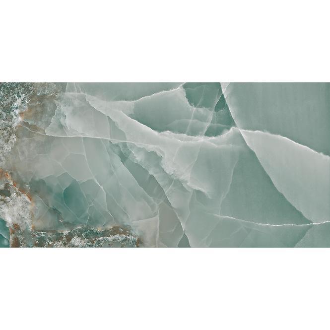 Gresová dlažba Onyx Turquoise Pulido/Leštený 60/120 Rect.,6