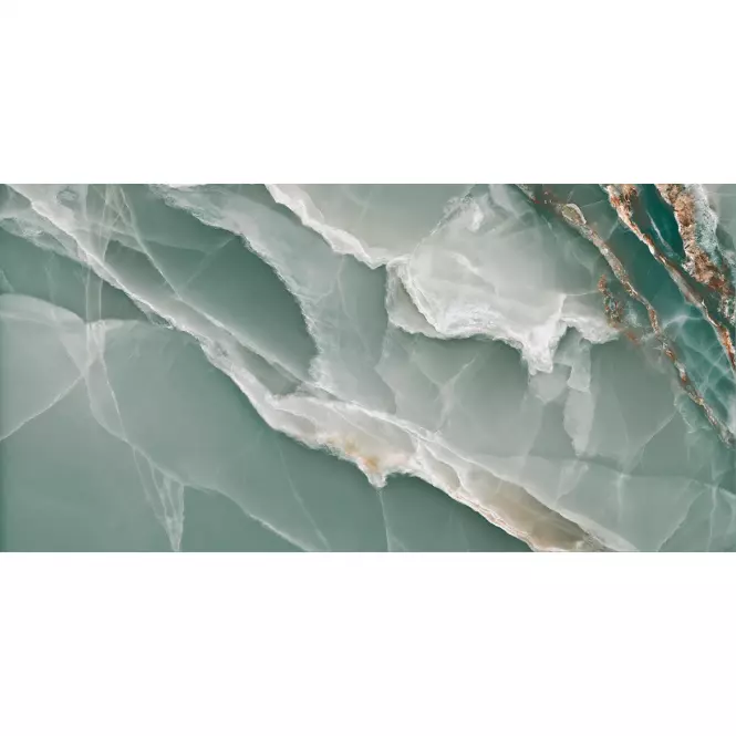 Gresová dlažba Onyx Turquoise Pulido/Leštený 60/120 Rect.