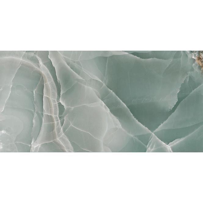 Gresová dlažba Onyx Turquoise Pulido/Leštený 60/120 Rect.,8