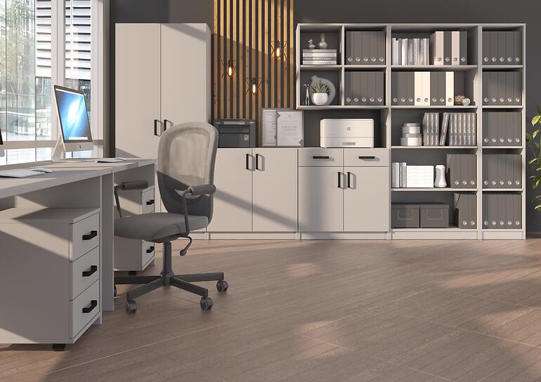 Písací stôl Malta Kovové nohy svetlosivá (doska 28 mm) Typ 150,4