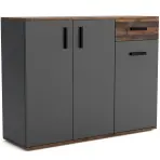 Komoda Justus 07 Anthracite/ Old Style