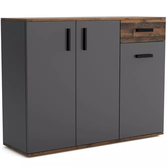 Komoda Justus 07 Anthracite/ Old Style