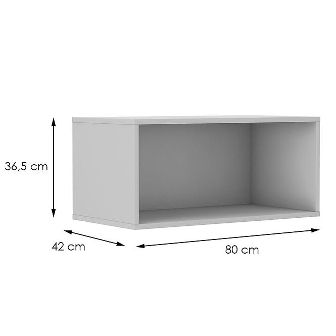 Nadstavec Otvorené  Malta svetlosivá Typ 113,2