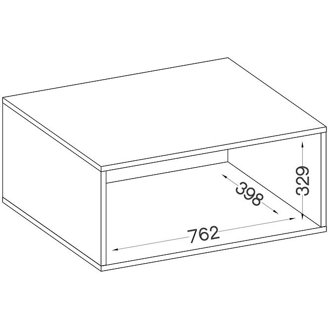 Nadstavec 2f Malta Dub Artisan Typ 112