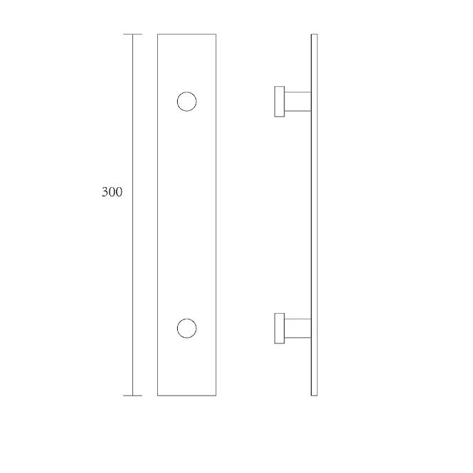 Madlo na posuvné dvere Loft M108