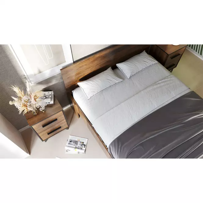 Posteľ Frida L160 Shirin Walnut