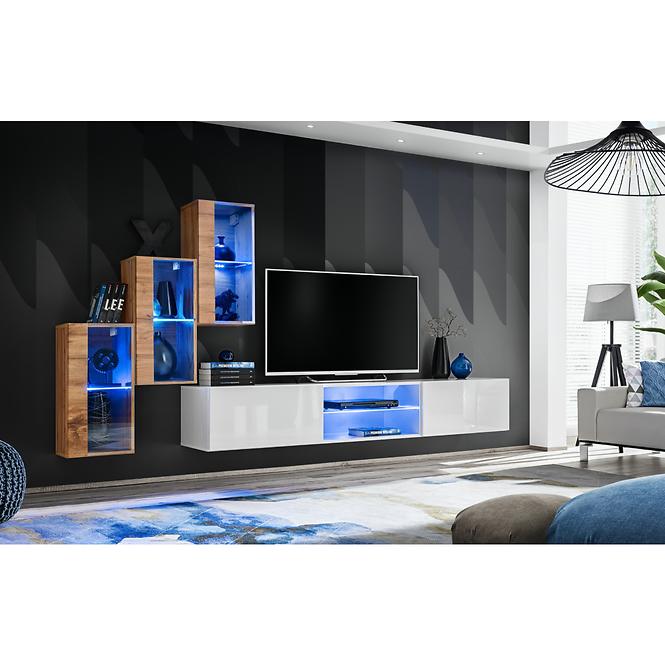 TV stolík 3 Switch biely