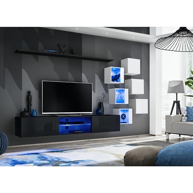 TV stolík 3 Switch čierna