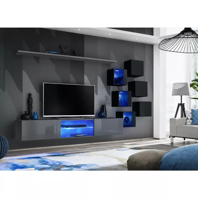 TV stolík 3 Switch grafit,6