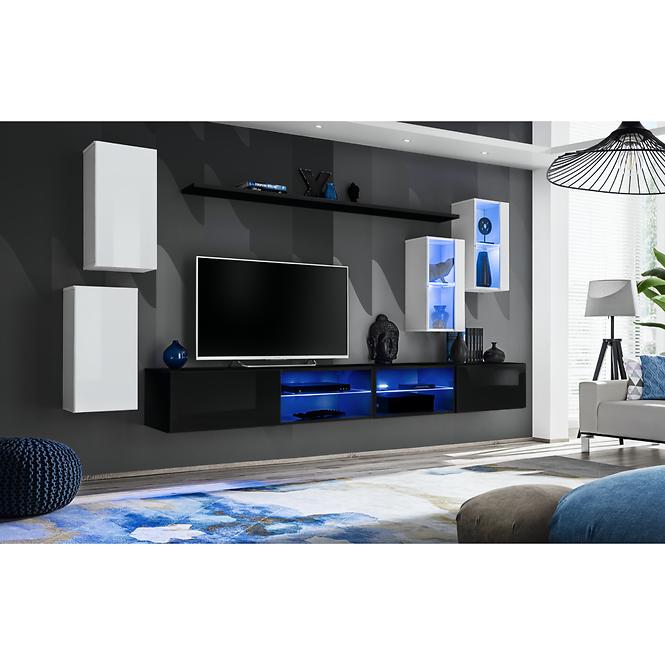 TV stolík 4 Switch čierna
