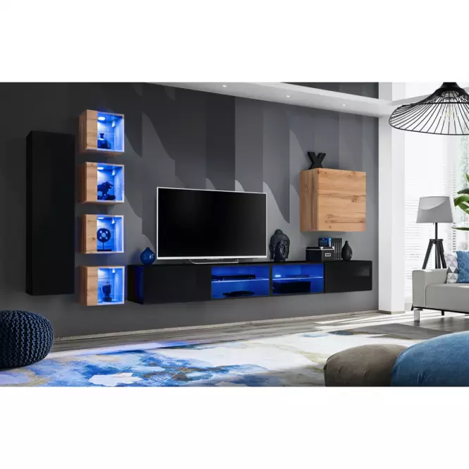 TV stolík 4 Switch čierna