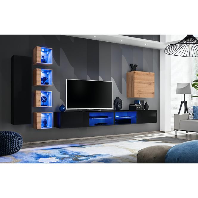 TV stolík 4 Switch čierna