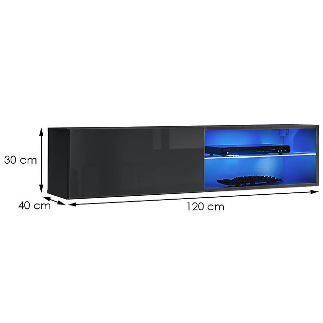 TV stolík 4 Switch grafit