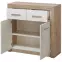Komoda Astor 2d2s Dub Šedá/Biely Lesk 11008635,6