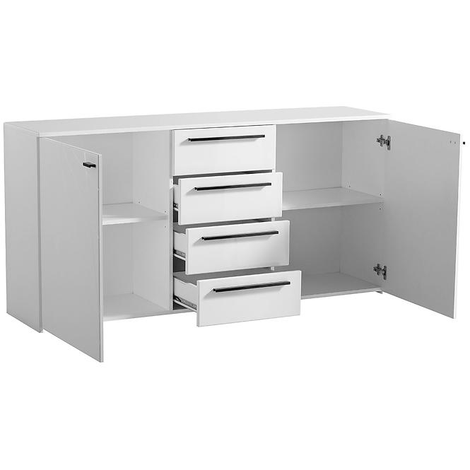 Komoda Ksanti 2d4s Biely/Biely Lesk 11008640