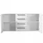 Komoda Ksanti 2d4s Biely/Biely Lesk 11008640,11
