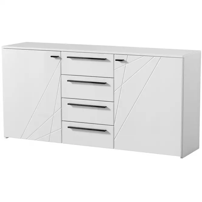 Komoda Ksanti 2d4s Biely/Biely Lesk 11008640