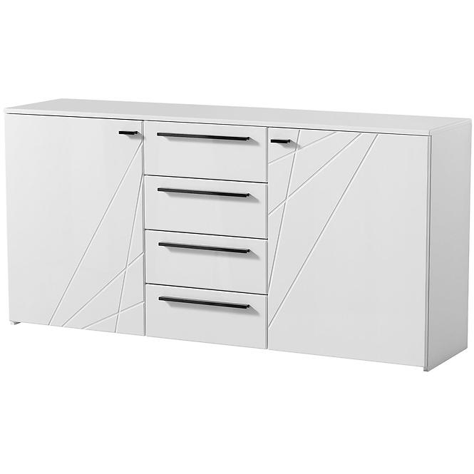 Komoda Ksanti 2d4s Biely/Biely Lesk 11008640