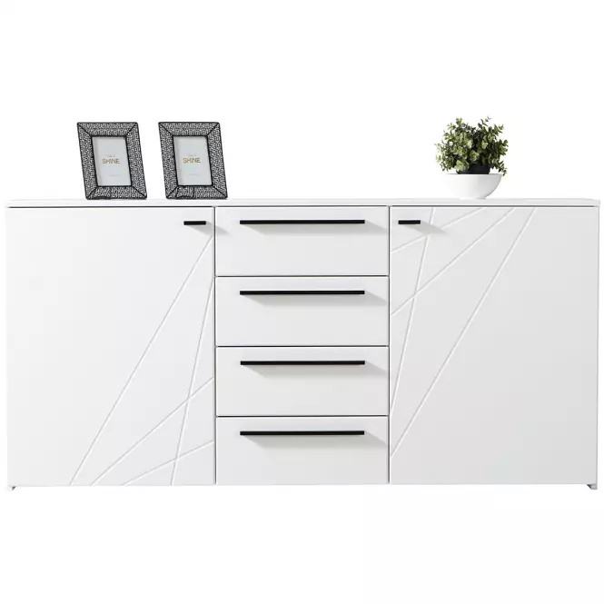 Komoda Ksanti 2d4s Biely/Biely Lesk 11008640