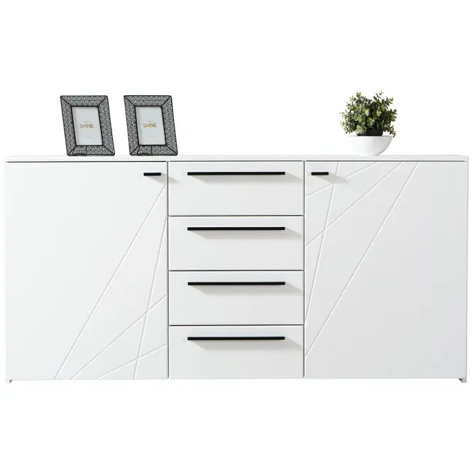 Komoda Ksanti 2d4s Biely/Biely Lesk 11008640,5