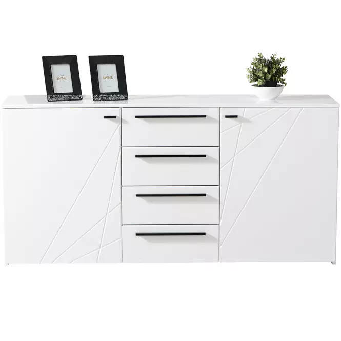 Komoda Ksanti 2d4s Biely/Biely Lesk 11008640