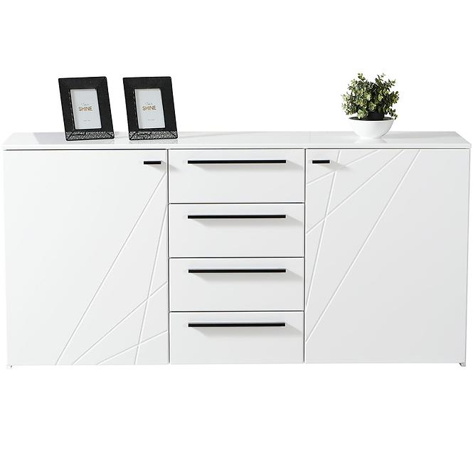 Komoda Ksanti 2d4s Biely/Biely Lesk 11008640