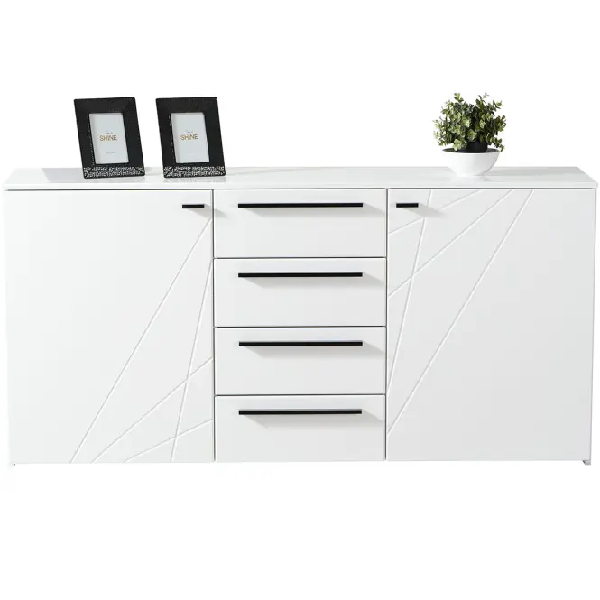 Komoda Ksanti 2d4s Biely/Biely Lesk 11008640,6