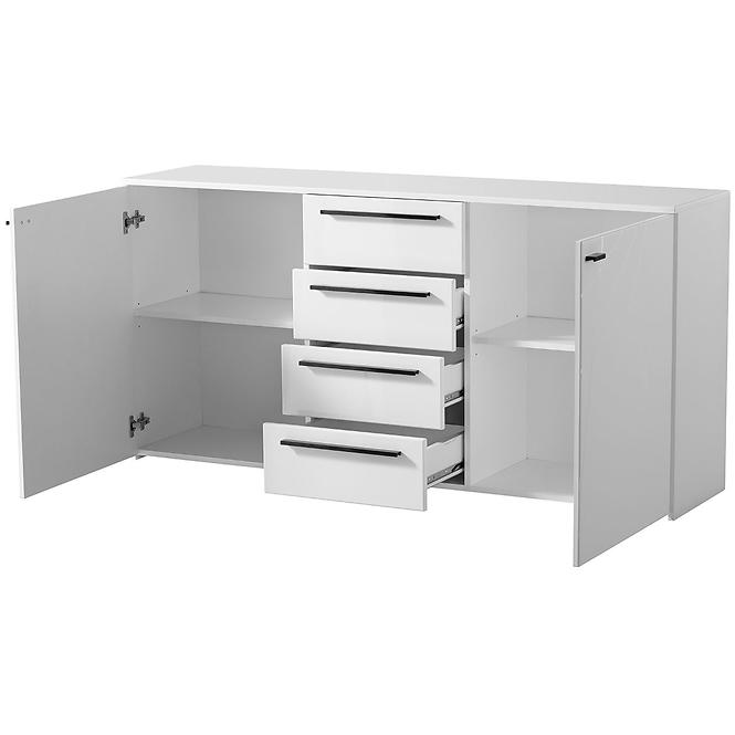 Komoda Ksanti 2d4s Biely/Biely Lesk 11008640