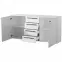 Komoda Ksanti 2d4s Biely/Biely Lesk 11008640,8