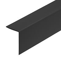 Uholník PVC 30x30 čierny 2.75m