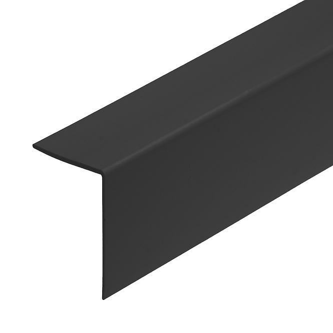 Uholník PVC 30x30 čierny 2.75m