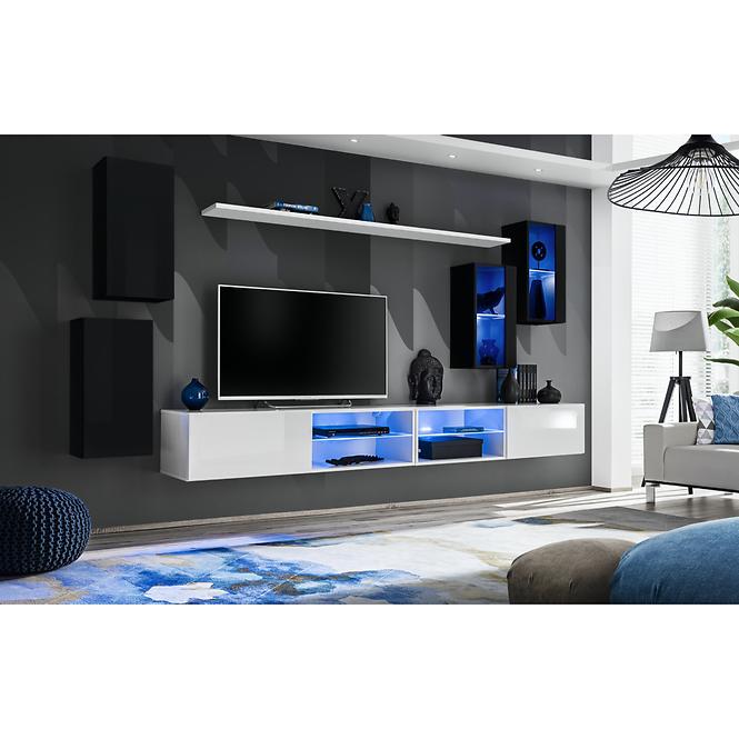 Vitrína Switch SW 4 čierna,5