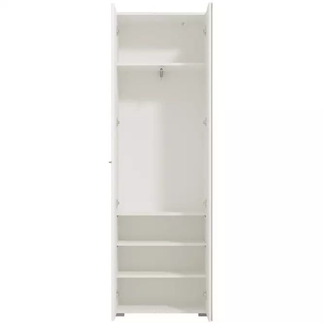 Skriňa Beny 60 2d Biely /Biely lesk 11008561