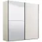 Skriňa Ksanti 220 Biely/Biely lesk 11008291,4